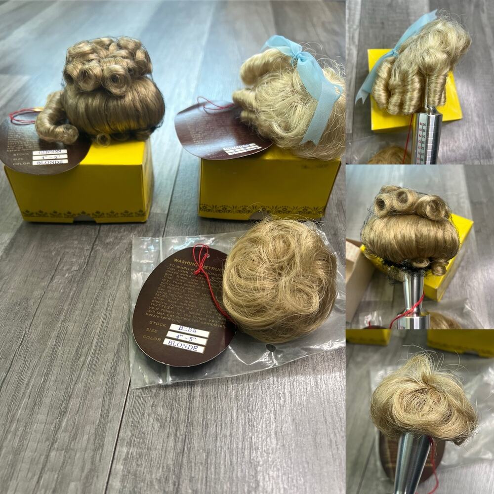 Monique Vint Lot of 3 Blond Doll Wings Size 4”-5” Dutches Bebe Gibson